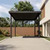 Mirador 111S Carport 3x5m, Aluminium-Stahl Garage, flaches Produktbild-Vorschau 3