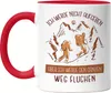 Ich Werde Nicht Aufgeben Tasse Rot Berg Steigen Produktbild-Vorschau 1