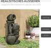 Outsunny Springbrunnen, Gartenbrunnen mit Einstellbarer Produktbild-Vorschau 4