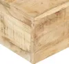 vidaXL Couchtisch 80x80x28 cm Massivholz Mango Produktbild-Vorschau 2