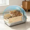 Katzentoilette Edelstahl mit Schaufel Classic Große mit Produktbild-Vorschau 1