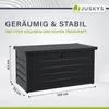 Juskys Metall Aufbewahrungsbox Limani 380 Liter - Outdoor Produktbild-Vorschau 6