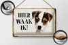 Blechschild Spruch 30x20cm holländisch Hier Waak ik Jack Produktbild-Vorschau 3