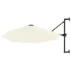 vidaXL Parasol do montażu na ścianie z metalowym słupkiem Podgląd zdjęcia produktu 1