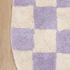 Volero - Rund Retro Teppich - Gambit Lila Weiß - Ø 200 cm - Produktbild-Vorschau 6