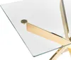 BELIANI Esstisch Transparent Sicherheitsglas und Eisen 120 Produktbild-Vorschau 4