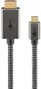 Goobay 75701 Cavo tessile da USB-C™ a HDMI™ 4K @ 60 Hz, 3 Anteprima dell’immagine prodotto 1
