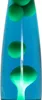 Lavalampe Retro "Angelina" Aluminium Glas Silber Blau Grün Produktbild-Vorschau 5