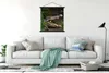 MuchoWow® Textilposter Krokodil mit offenem Maul 120x120 cm Produktbild-Vorschau 3