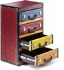 A chest of drawers designed to look like vintage suitcases. Podgląd zdjęcia produktu