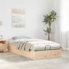 vidaXL Ottoman Bettgestell mit Stauraum Natur 70 x 190 cm Produktbild-Vorschau 4