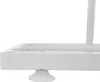 A close-up of the base of a white metal stand, showing one of its suction cup feet. Náhľad obrázku produktu