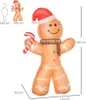 HOMCOM 240 cm nadmuchiwana dekoracja świąteczna na zewnątrz Podgląd zdjęcia produktu 3