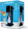 The image shows the packaging of a SodaStream Art sparkling water maker, with a product shot and some marketing graphics. Podgląd zdjęcia produktu