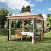 Gartenpavillon 3x3 m ALU Premium ca. 220g/m² Dachplane Produktbild-Vorschau 4