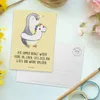 Mr. & Mrs. Panda Postkarte Sommerfarben - Gelb Pastell - Produktbild-Vorschau 3