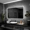 Badspiegel mit LED Beleuchtung und Touch-Schalter - Atlanta Produktbild-Vorschau 5