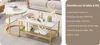 Zweiteiliges Set aus ineinanderpassenden Couchtischen mit Produktbild-Vorschau 9