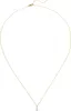 Collier 750 Gold Gelbgold 2 Diamanten Brillanten 45 cm Produktbild-Vorschau 1
