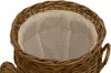 KRINES HOME Wäschekorb / Wäschetonne rund aus echtem Produktbild-Vorschau 7