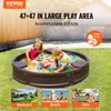 VEVOR Sandkasten mit Abdeckung, runder Sandkasten, Produktbild-Vorschau 2