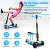 Yoleo Kinderroller mit abnehmbarem Sitz, LED-Rädern, Produktbild-Vorschau 6
