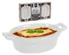 A set of oven dishes and one dish filled with lasagna. Náhled obrázku produktu