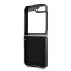 A black phone case is shown against a white background. Produktbild-Vorschau
