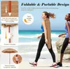 KOMFOTTEU 2M Sonnenschirm Hawaii, Strandschirm knickbar, Produktbild-Vorschau 4