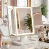 Lustro lusterko składane białe do makijażu make-up 22x17cm Podgląd zdjęcia produktu 1