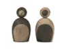 Two wooden bird figures are shown against a white background. Náhled obrázku produktu