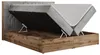 MKS MEBLE Boxspringbett 200x200 mit Bettkasten Eiche, Produktbild-Vorschau 5