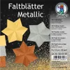 URSUS Faltblätter Metallic 14x14cm 100 Blatt Faltpapier Produktbild-Vorschau 1