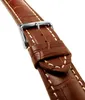 Swiss Chrono II Ersatzband Uhrenarmband Kalbsleder Braun Produktbild-Vorschau 2