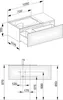 Keuco Edition 11 Waschtischunterbau 1050 x 350 x 535 mm Produktbild-Vorschau 3