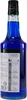 A bottle of blue syrup on a white background. Produktbild-Vorschau