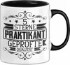 Praktikant Tasse Geschenk Kaffee-Becher Lustiger Spruch 5 Produktbild-Vorschau 1