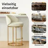 CHITA Barhocker 2er Set 360° drehbar mit Rückenlehne & Produktbild-Vorschau 10