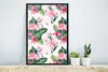 MuchoWow® MuchoWow® Gerahmtes Poster Muster - Flamingo - Produktbild-Vorschau 4