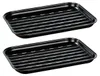 WENKO Grillschale Mod. Luca, 2er Set, aus rostfreiem Produktbild-Vorschau 1