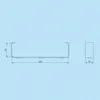 Flachkanalhalter : 125 (220x55) System: 125 (220x55) Produktbild-Vorschau 5