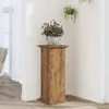vidaXL Pflanzenständer Artisan-Eiche 33x33x80 cm Produktbild-Vorschau 2