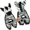 Hundespielzeug ZEBRA Maskottchen quietschend raschelnd groß Produktbild-Vorschau 2