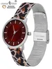 Damen Armbanduhr Leo Leopard animal print Edelstahl Produktbild-Vorschau 1