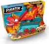 The image shows the packaging of a toy dragon ship. Podgląd zdjęcia produktu