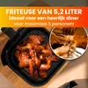 Extralink heteluchtfriteuse, 5,2 liter, 1600W, met Productafbeelding-voorbeeld 9