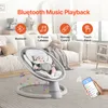 SucceBuy Babyschaukel, Babywippe mit 5 Geschwindigkeiten, Produktbild-Vorschau 2
