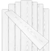Several white wooden planks are arranged vertically, with one plank placed diagonally across them. Náhled obrázku produktu