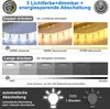 LED Badezimmer Spiegel mit Bluetooth Uhr 3-fache Produktbild-Vorschau 5