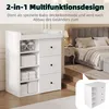 Commode à langer Flieks avec 3 tiroirs et étagère, commode Voir les images du produit 7
